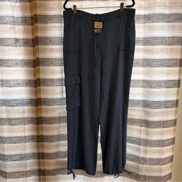 Sincerely Jules Blue Cargo Style Pants Size XL‎ - Picture 1 of 8